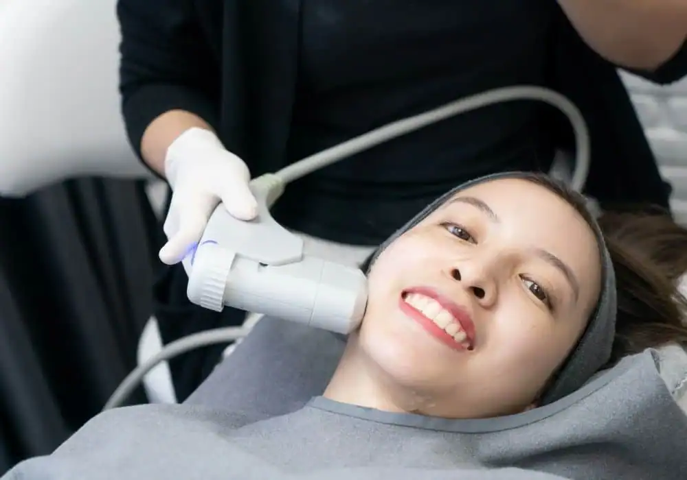 HIFU treatment Waterlooville in progress