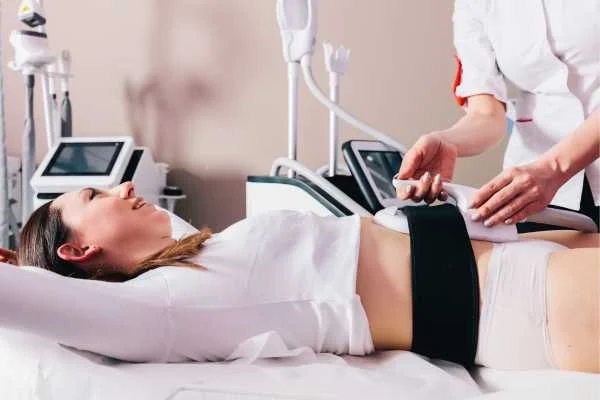 woman having body sculpting to help improve her body image and her mental health Waterlooville