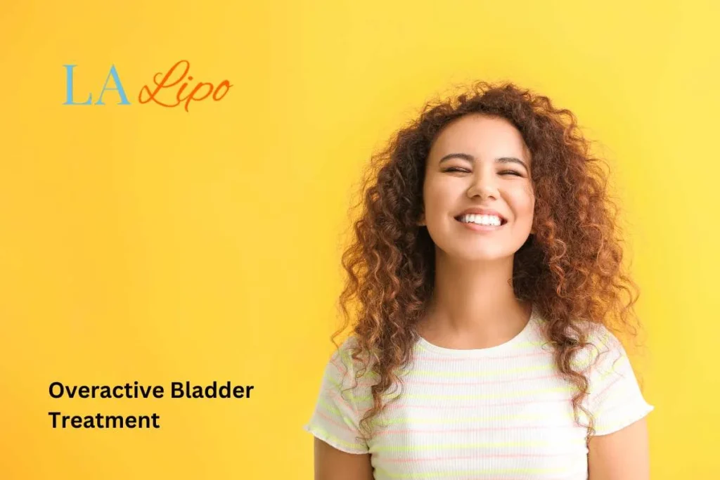 woman smiling about overactive bladder treatment Waterlooville solutions