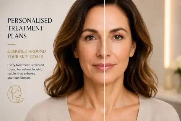 Before and after results of Collagen Lift Therapy Waterlooville