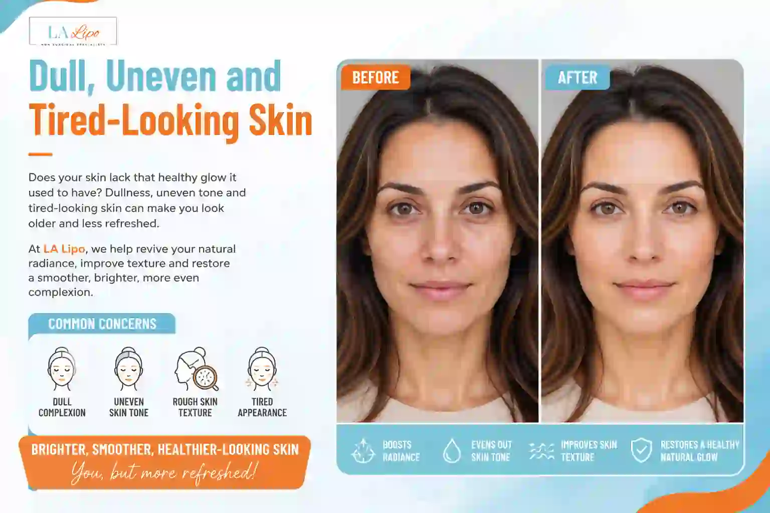 Sign #5: Dull, Uneven and Tired-Looking Skin Waterlooville